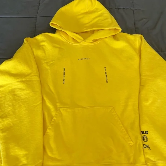 The Alchemist , DrX Romanelli & Spencer Lewis Yellow Hoodie XL